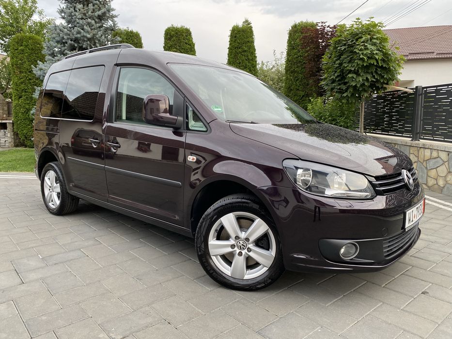 VW-CADDY~LiFE-2 ,0 -Tdi~140-Cp-Culoare Deosebită-Visiniu-met