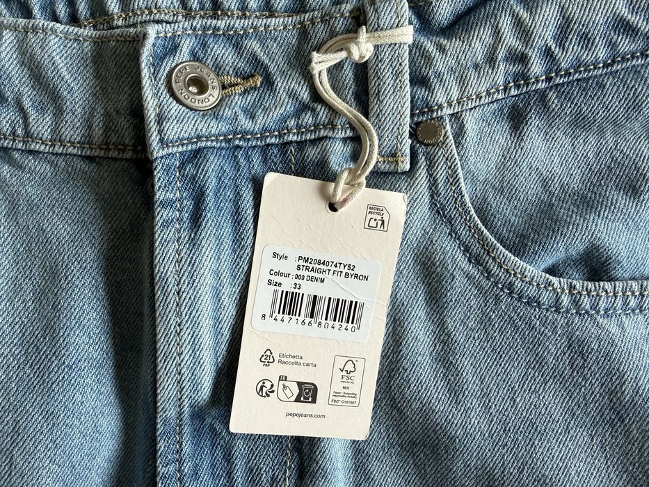 Pepe Jeans Byron Straight Jeans ОРИГИНАЛНИ мъжки дънки - 33 и 34