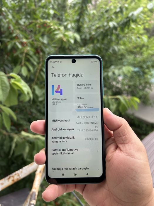 Redmi note 10 sotiladi 128 gb