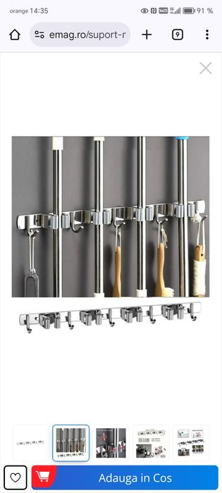 Suport de perete pt matura mop etc