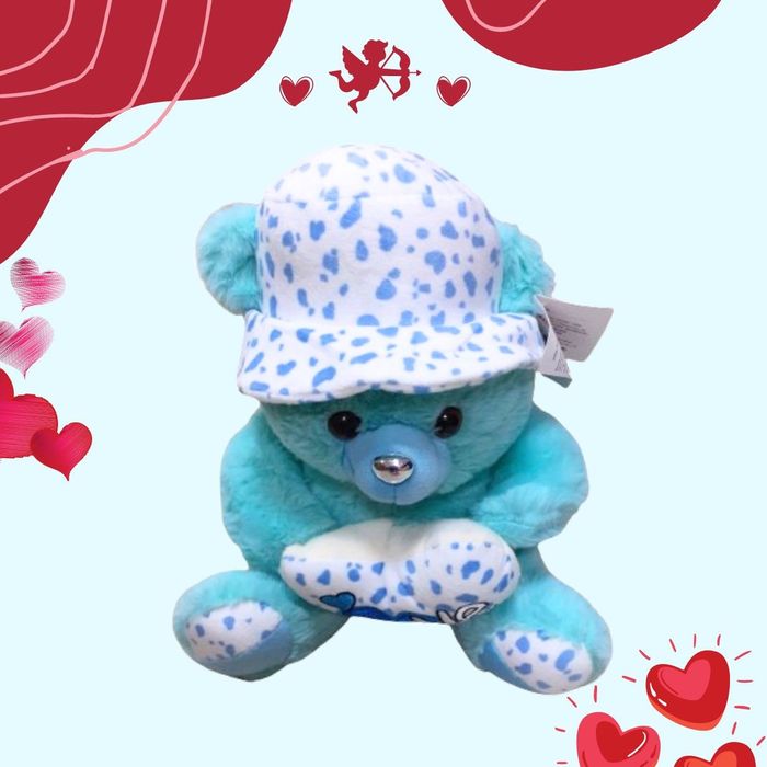 Подаръчно плюшено мече с шапка