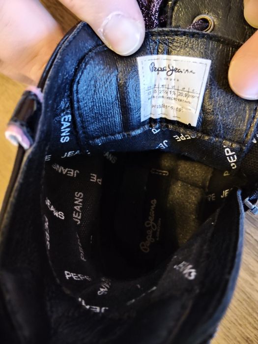 Боти за момиче лачени Pepe jeans,номер 33
