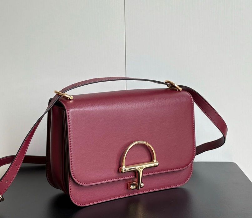 Мини малка червена чанта Gucci