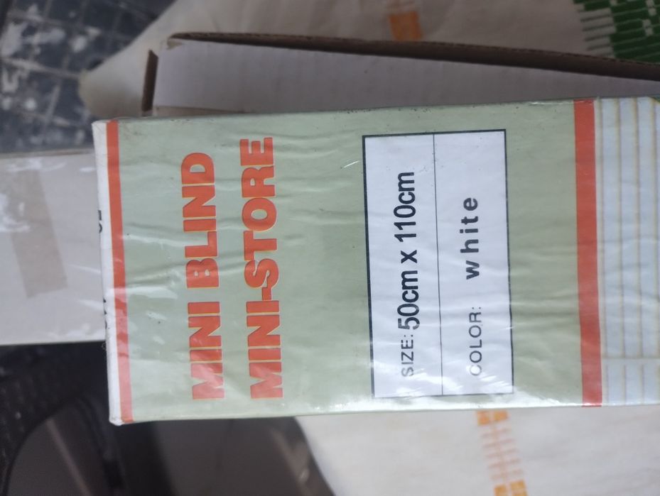 Jaluzea PVC, albe,orizontala  3 bucati noi