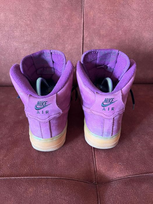 Nike air force 1 Mid WB GS Bordeaux Suede originali noi