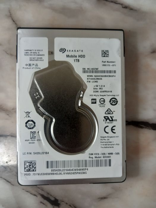 Хард диск за лаптоп Seagate Mobile 1TB ,5400rpm,128MB