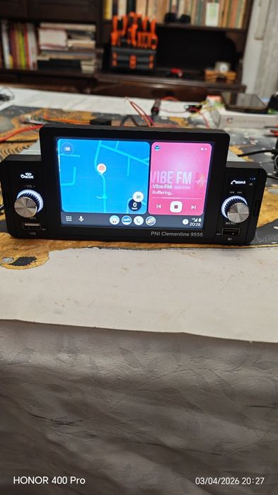 Vând navigație MP5 player, wireless android auto și carplay  PNI 9555