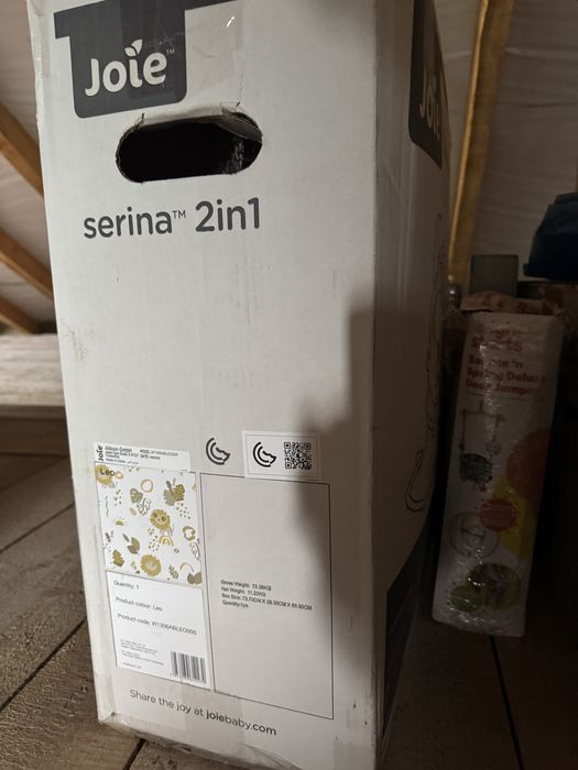 Leagan  si Balansoar pentru copii JOIE SERINA 2 IN 1, ROTATIV