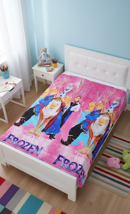 Детско двулицево шалте/покривало 100%памук