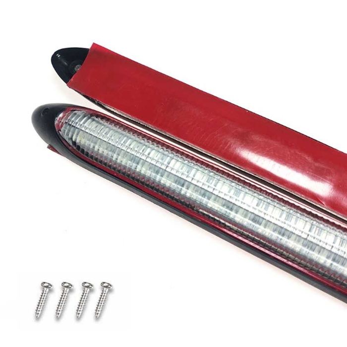 Дневни LED гъвкави светлини с бягащ мигач 27.5см - 2 броя.