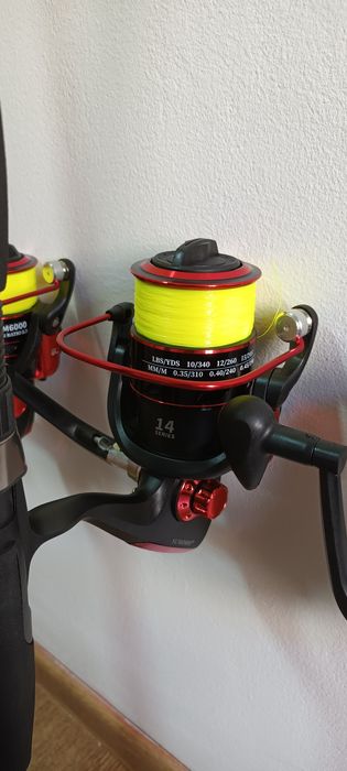 SET 3 Lansete Feeder 3.0m ROBINHAN Bolentino + 3 Mulinete YUMOSHI DM60
