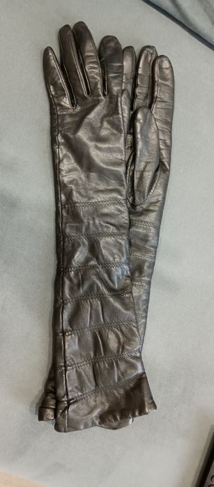 Перчатки кожаные