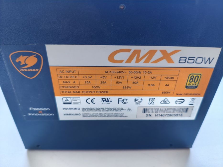 Блок питания 850w в хорошем состоянии