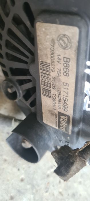 Alternator,Electromotor,compresor clima,racitor ulei,fiat punto 1,3 D