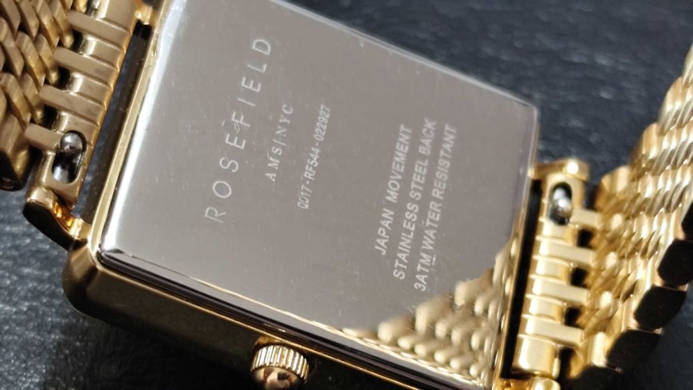 Rosefield Black Gold  / Луксозен Часовник