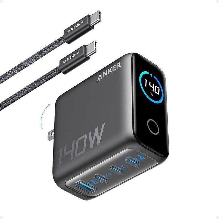 Anker Power Adapter 140W Мощная быстрая зарядка.