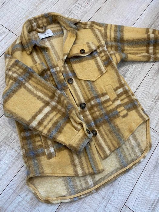 Рубашка теплая в клетку Stradivarius, S