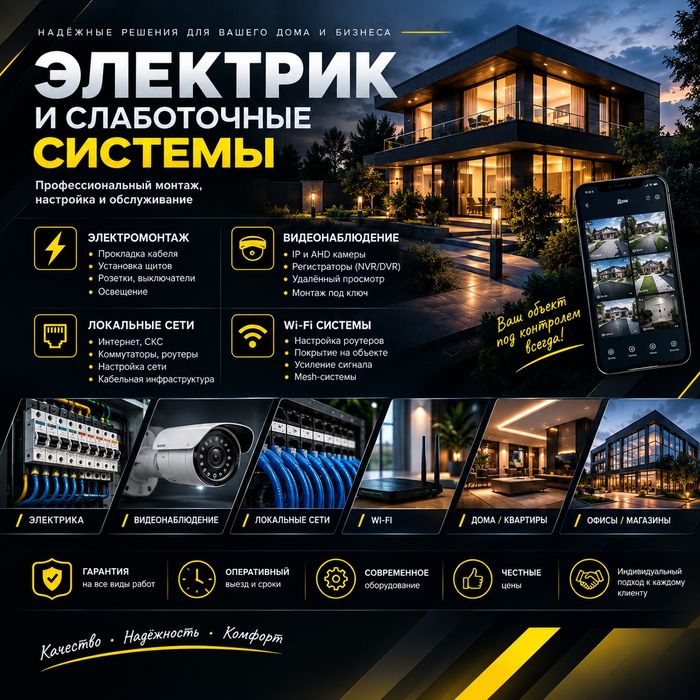 Электрик на дому 24/7