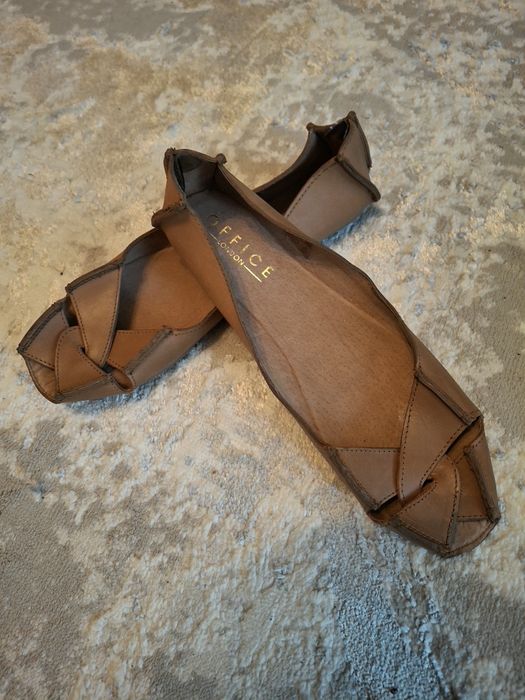 Туфли Балетки кожаные