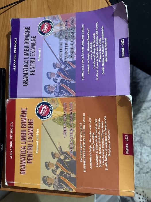 Vand carti romana pentru Academia de Politie.