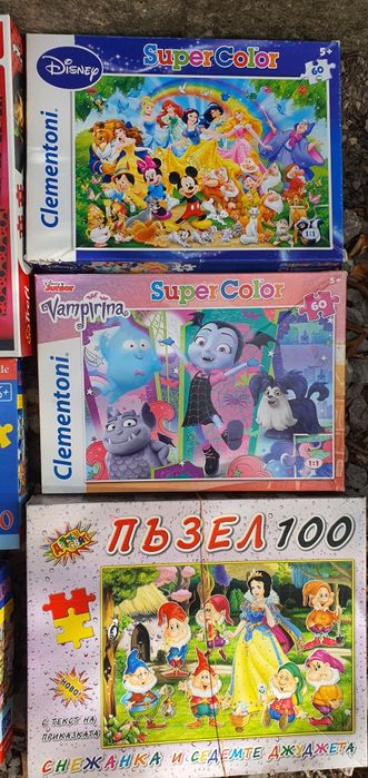 Пъзели Clementoni, Trefi и др.