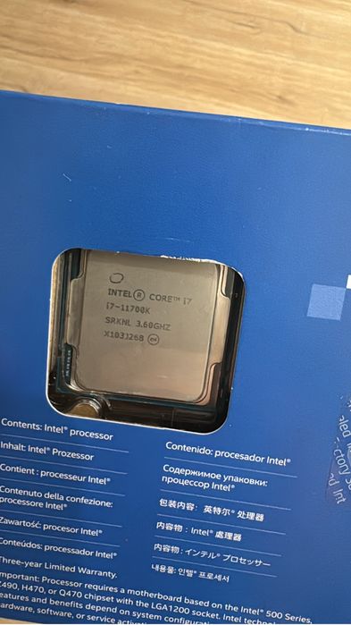 Vand Procesor Intel Core i7 11700K 3.6GHz 8 nuclee pentru Socket 1200