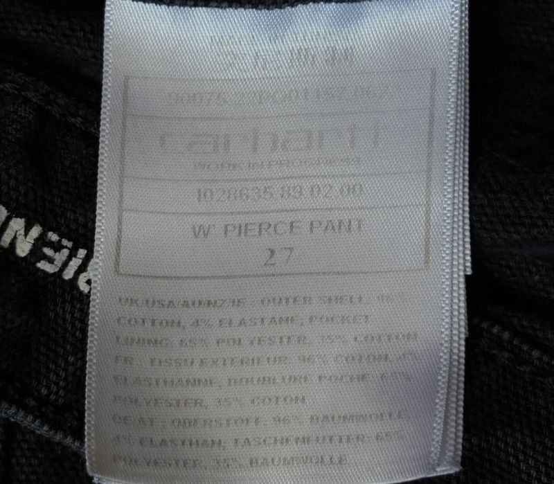 Carhartt WIP дамски дънки carpenter jeans 27