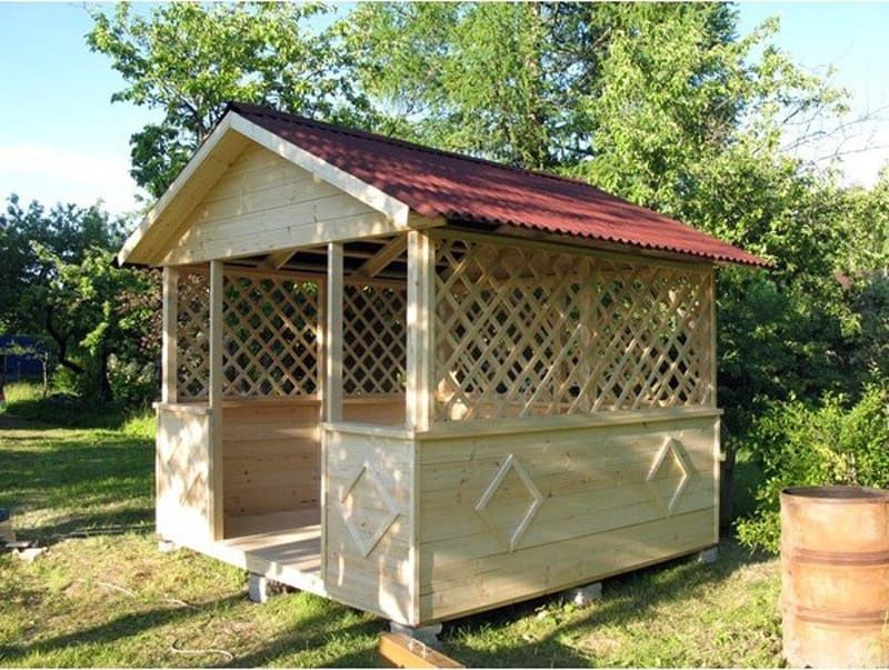 Беседка, тапчан,качели