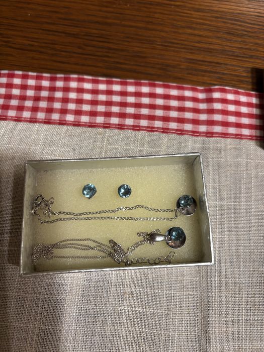 Vand set argint cu Swarovski