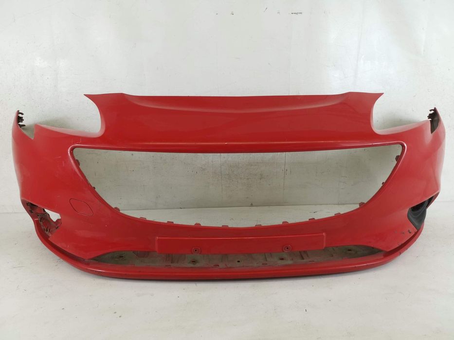 Предна Броня с Решетка и Проекторен Фар Ляв Опел Корса Е / Opel Corsa