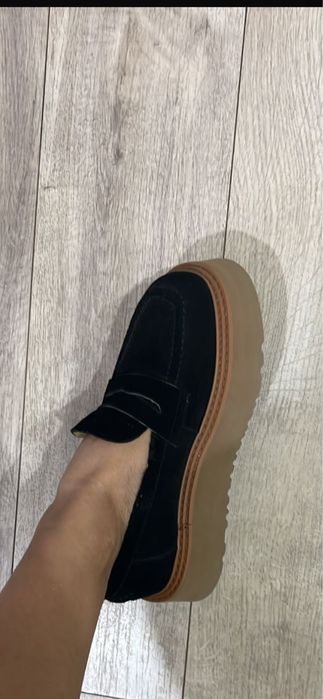 Женские замшевые лоферы