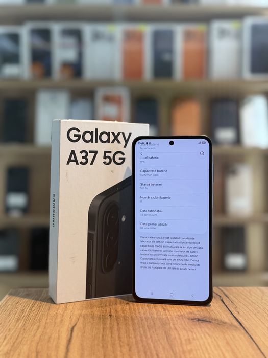 Samsung A37 128Gb Charcoal/Baterie 100%/Garantie 12 luni @atsgsm.ro