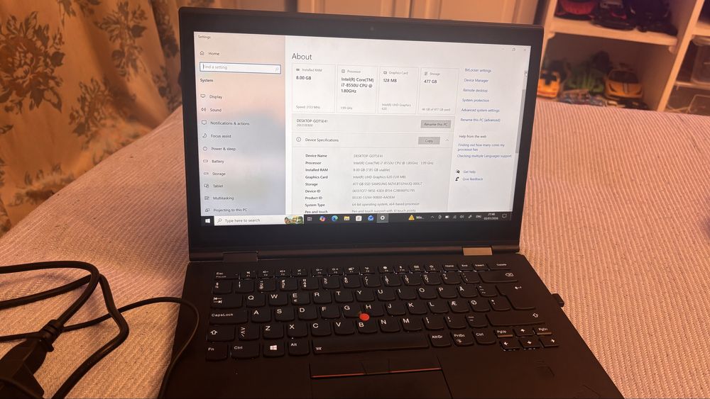 Vand laptop lenovo x1