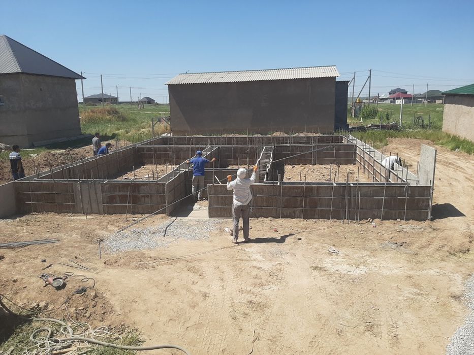 Фундамент Құямыз  Залеваем Бетон Миксер Кармикс  Опалубка Бригада Цеме