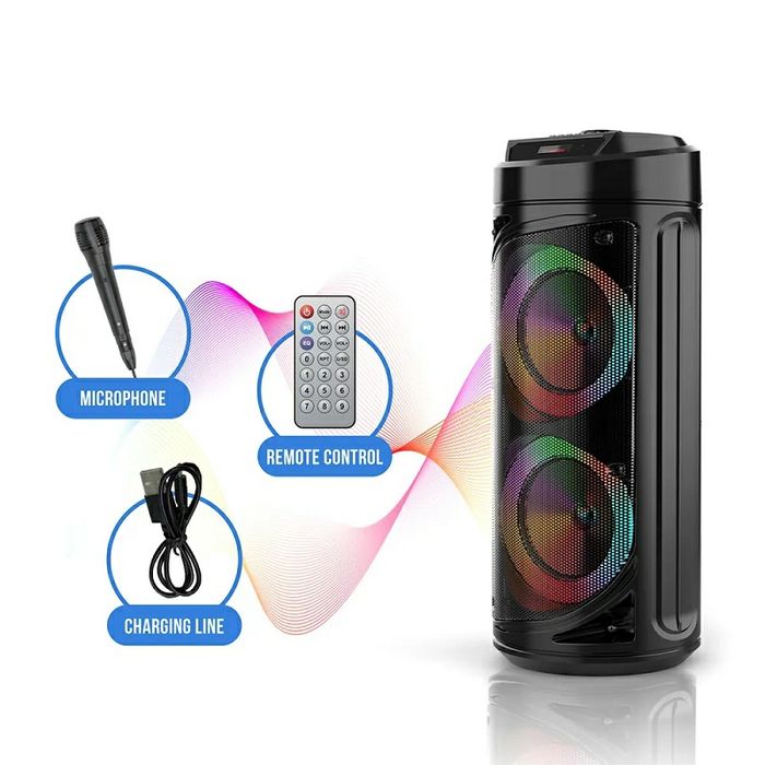 БЕПУЛ Доставка, Янги Караоке колонка DIDEA el-8 (51см)+Симсиз микрофон