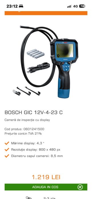 Telemetre Bosch GLM 100-25 C sau GLM 150-27 C-Sigilate