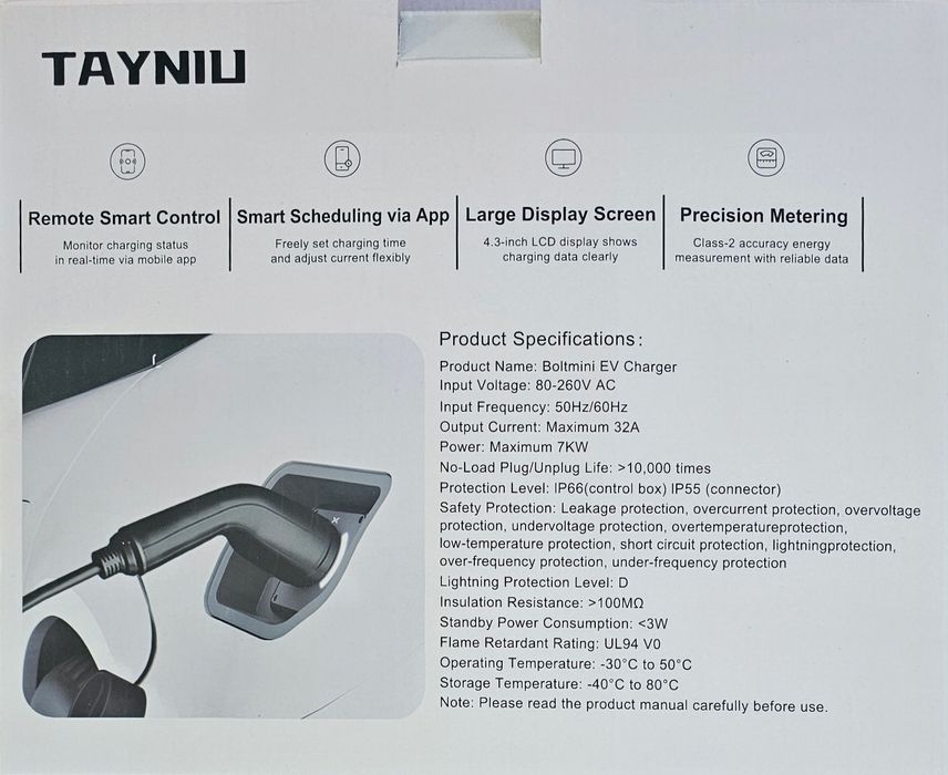 Incarcator EV Tayniu Bolt Mini -  ca nou