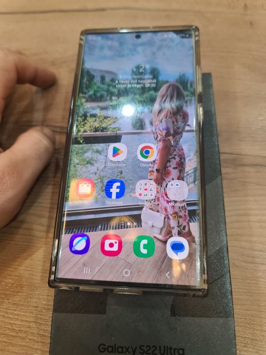 Samsung s22 ultra alb pt piese ecran, baterie