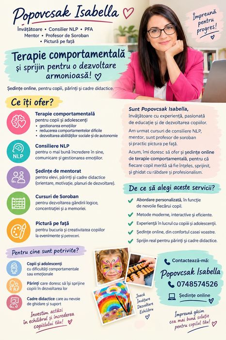 Terapie comportamentala / consiliere