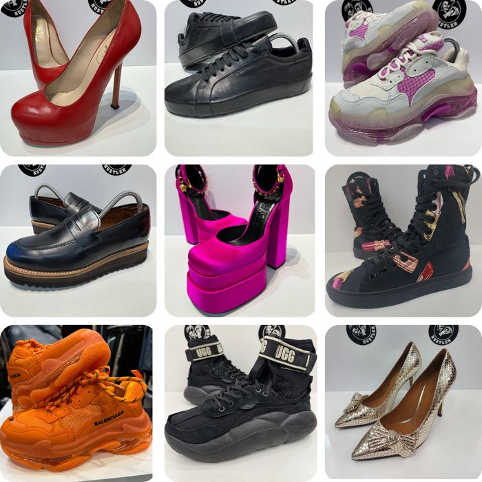 Обувки на ток  Versace,Ugg ,Jil Sander,Balenciaga ,Saint Laurent