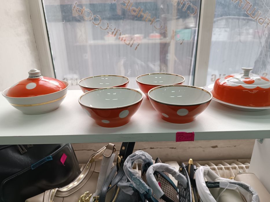 Посуда СССР фарфор, керамика, стекло, хрусталь