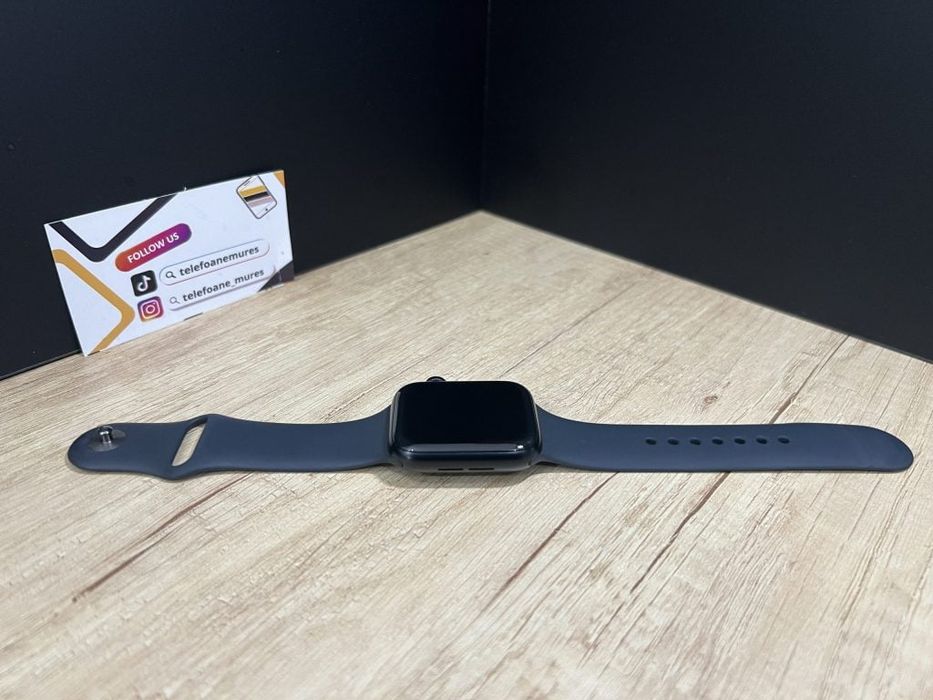Apple Watch SE 2 44mm Cellular + Gps Midnight Black Sport Band Second-