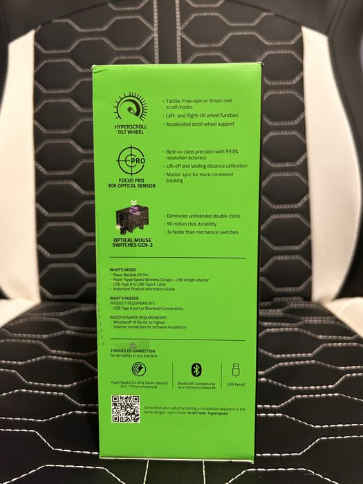 Razer Basilisk V3 Pro White Edition – Нова wireless геймърска мишка