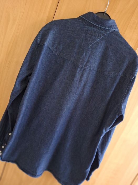 Дънкова мъжка риза Tommy Jeans