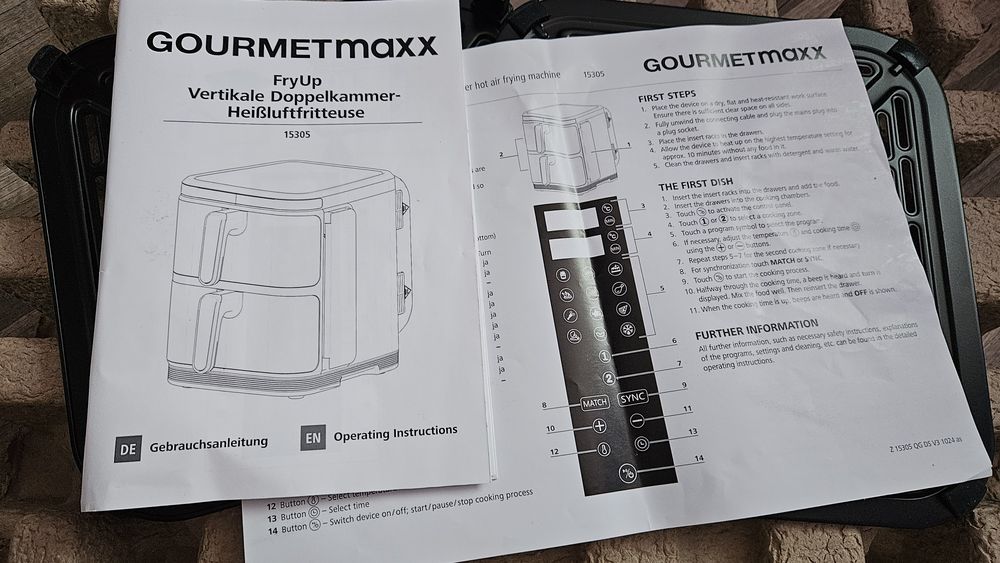 Gourmet Maxx фритюрник с горещ въздух 10л