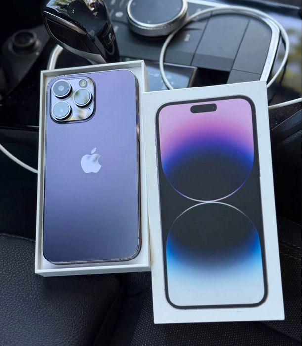 iPhone 14 PRO Purple cu 100% Bateria