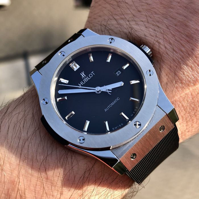 Ceas bărbătesc Hb classic fusion 42,mm black