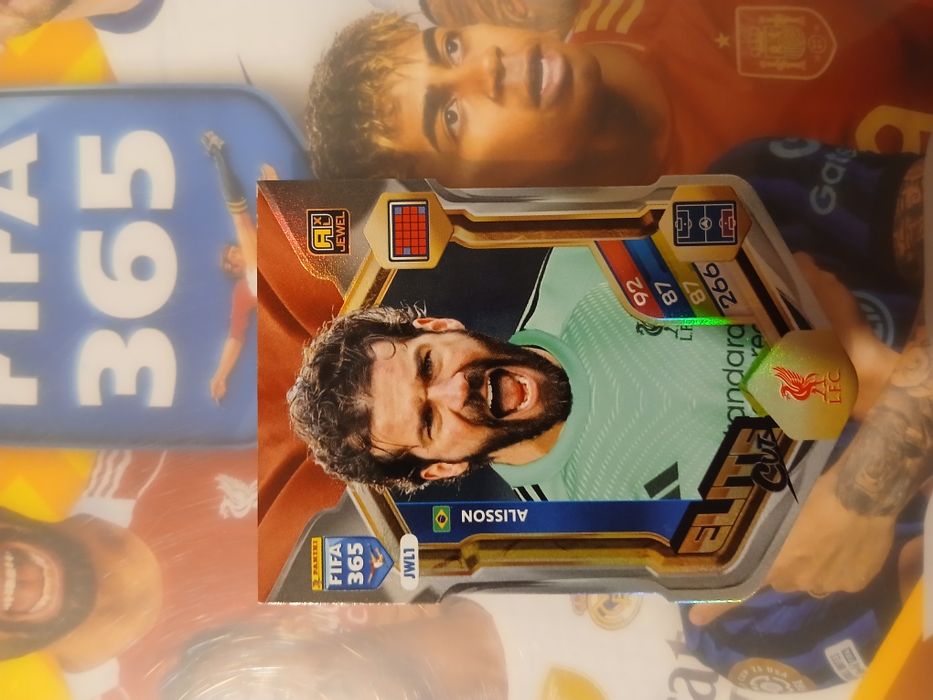 Cartonas Panini Elite Cut Alisson