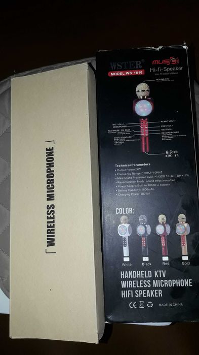 микрофон новый в упаковке