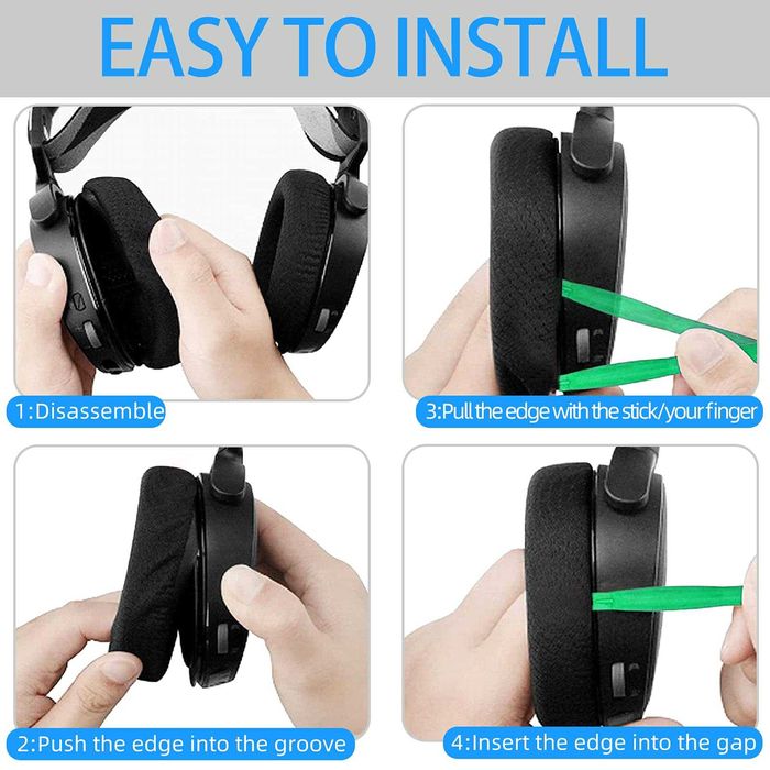 Set 2 bureti pentru casti SteelSeries Arctis 1 / 3 / 5 / 7 / 9 / Pro